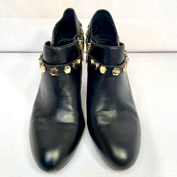 ISOLA STUDDED LEATHER BOOTIE IN BLACK SIZE 6 - Picture 2 of 6